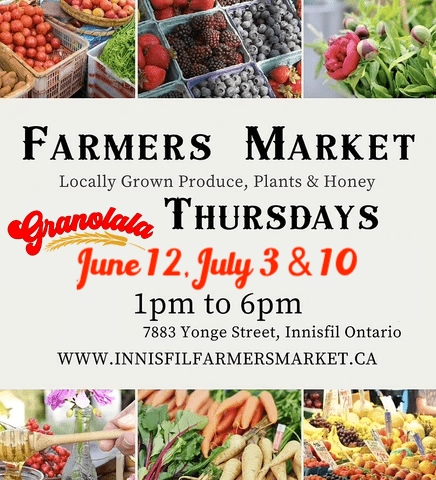 Thursdays - Granolala at Innisfil Farmers' Market in Stroud
