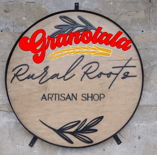Granolala on the shelves at Rural Roots Artisan Shop in Rockwood