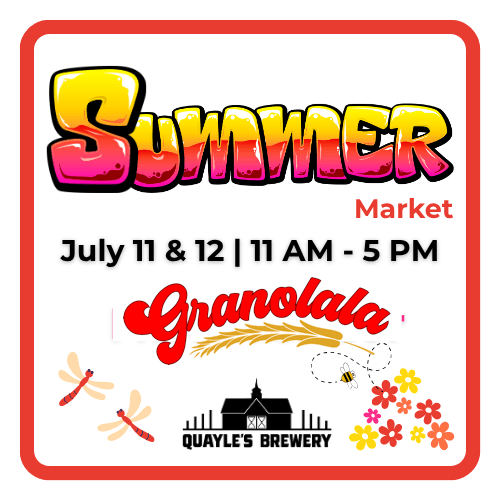 Granolala at Quayle's Summer Market July 11 & 12, 2026