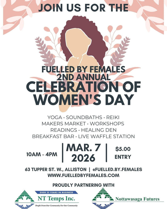 Fuelled by Females International Women’s Day 2026 poster