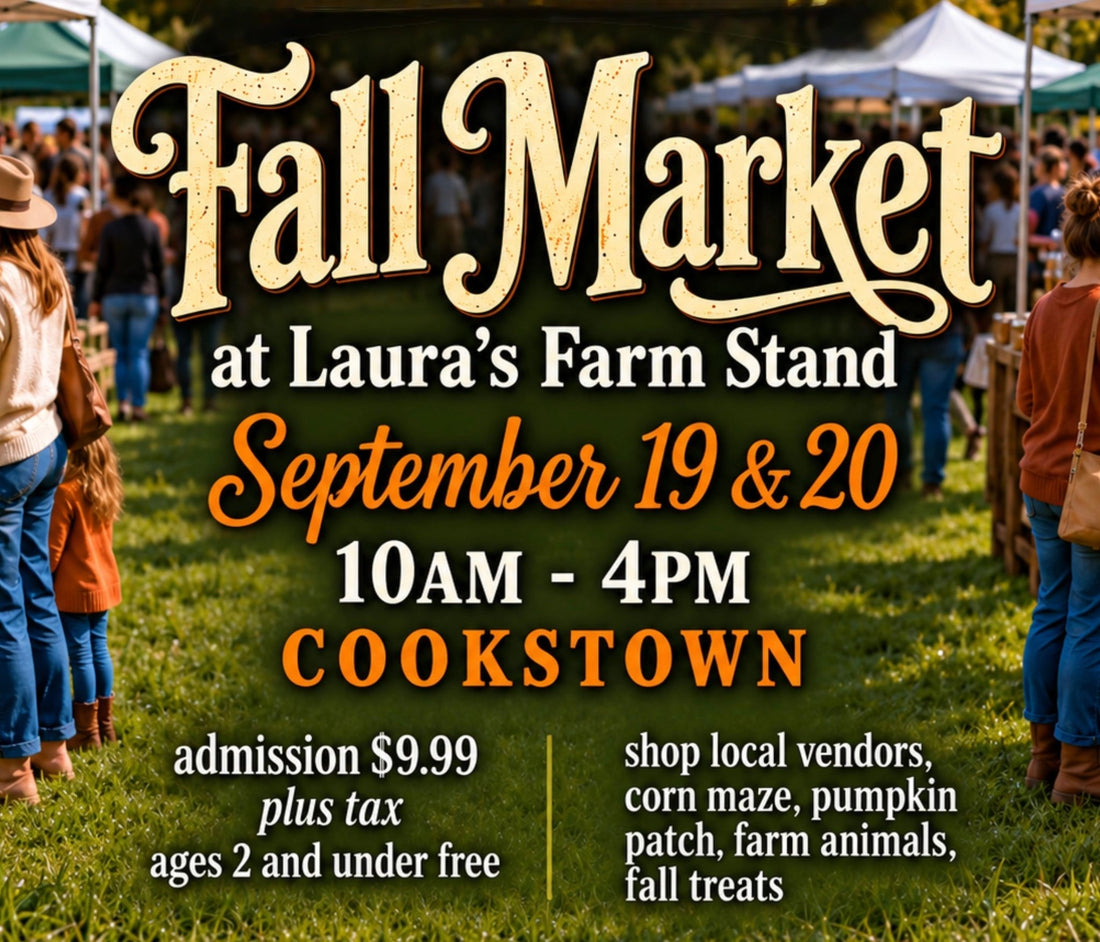 September 19 & 20 - Granolala at Laura’s Farmstand Fall Market
