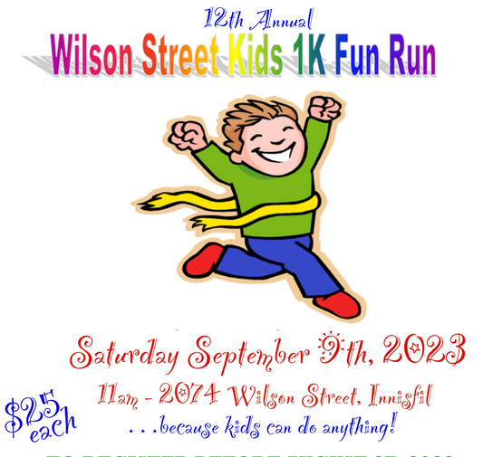 12th annual Wilson Street Kids 1K Fun Run