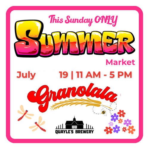 Granolala at Quayle's Summer Market Sunday July 19, 2026