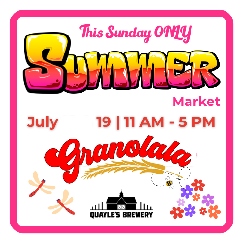 Granolala at Quayle's Summer Market Sunday July 19, 2026