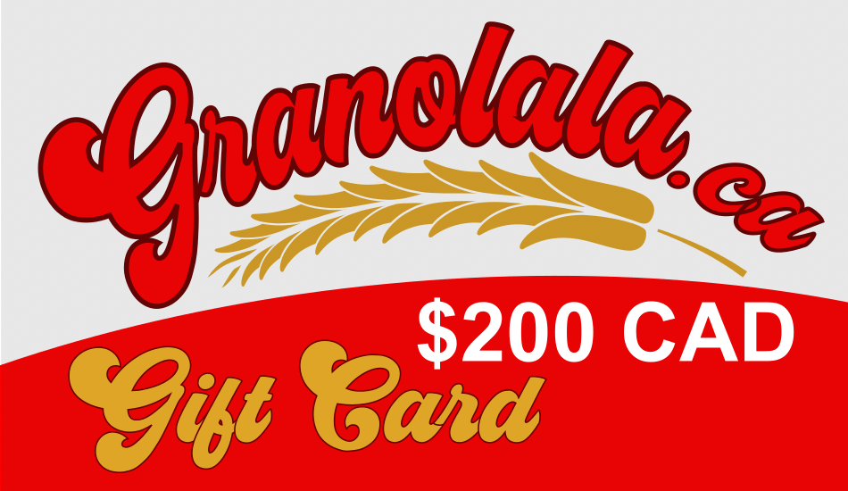 Granolala Gift Card $200